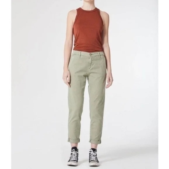 AG Caden Tailored Trousers, light gray fog, NWT size 27 - Picture 1 of 7